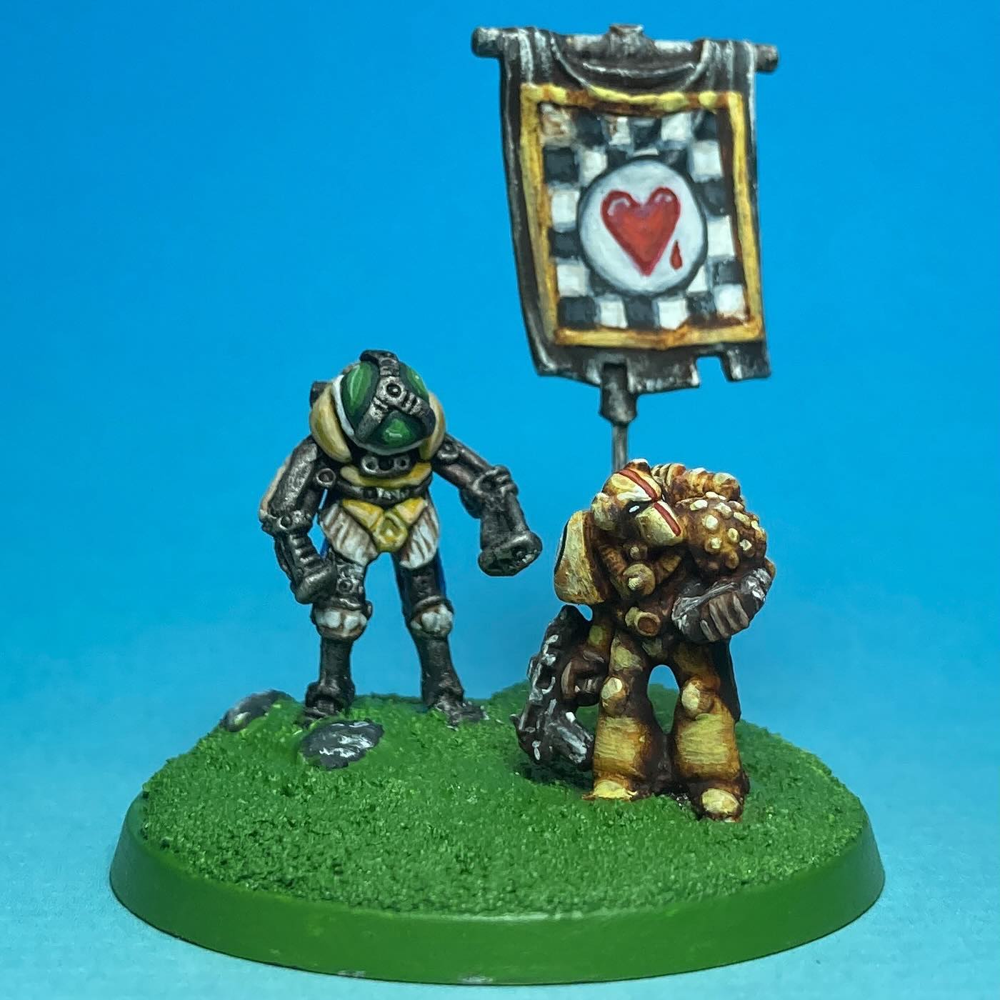 Space Marine Commander with Sandar Robo Worker