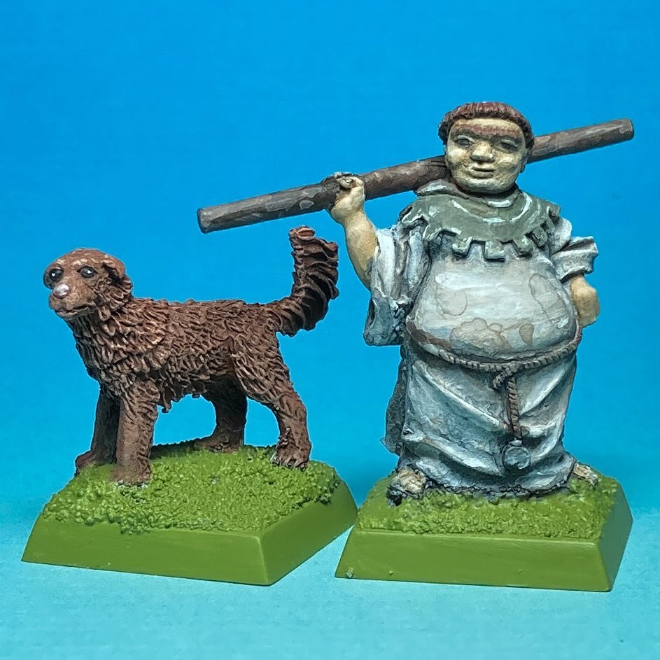 Friendly Friar, Squire John and Dog